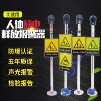 金屬車間固定式數(shù)顯快速防爆人體靜電釋放器電纜石油接地樁火電廠