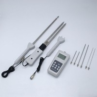 智能帶存儲數(shù)據(jù)兔毛羊毛羊絨回潮率測試儀KMS800C